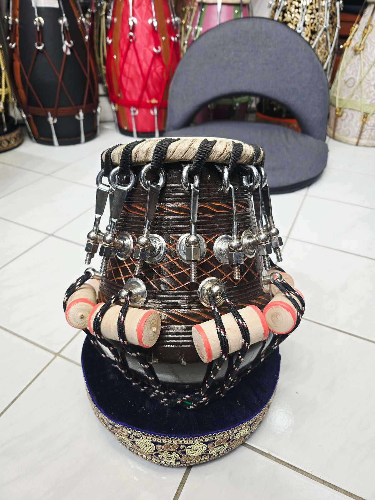 Fireborn ⅝ Mahogany Bolted C# Tabla Dayan *Very Minor Cosmestic Blemishes