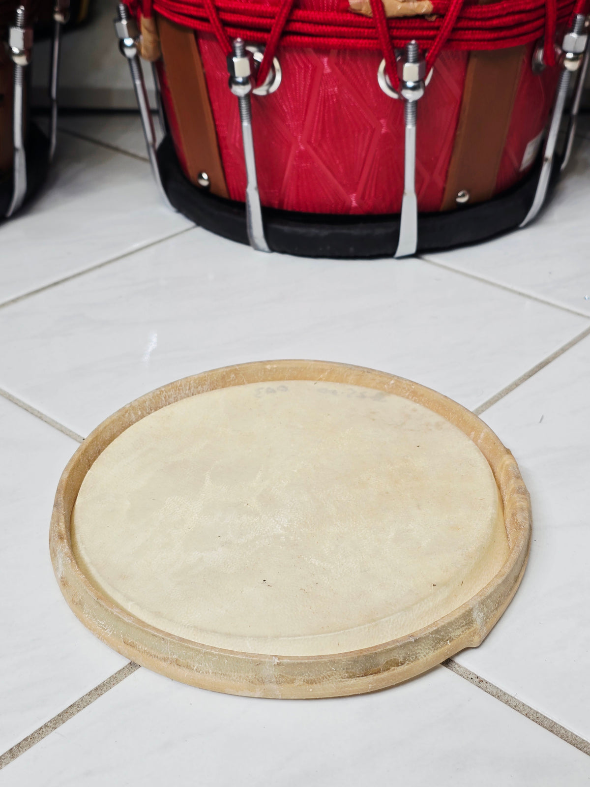 6.5" Standard Dholak Treble Skin * Very Minor Cosmetic Blemishes (1)