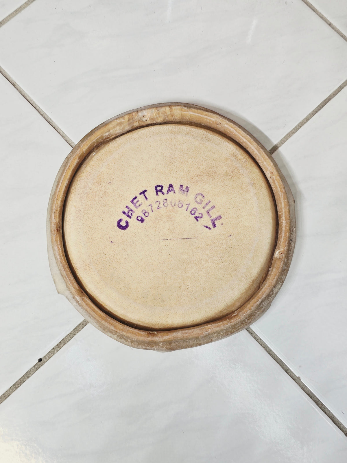 Chetram Gill Pro 6.5" Dholak Treble Skin