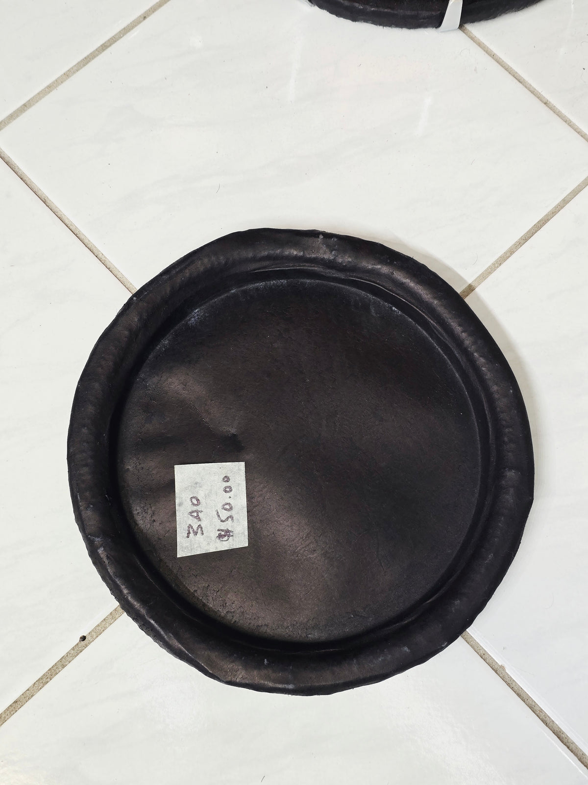 7.5" Concert Quality Black Dholak Treble Skin