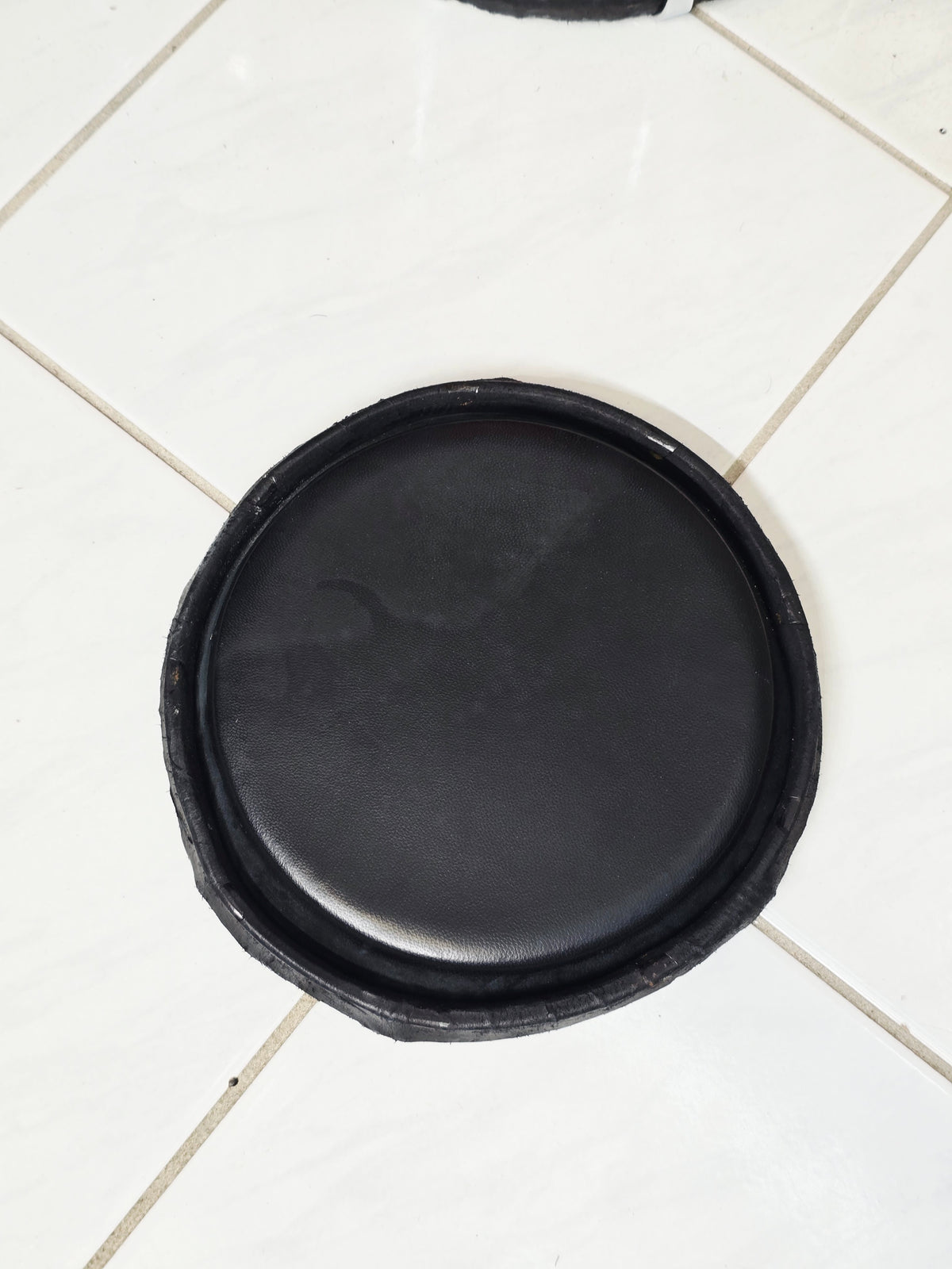 6.75" Concert Quality Black Dholak Treble Skin