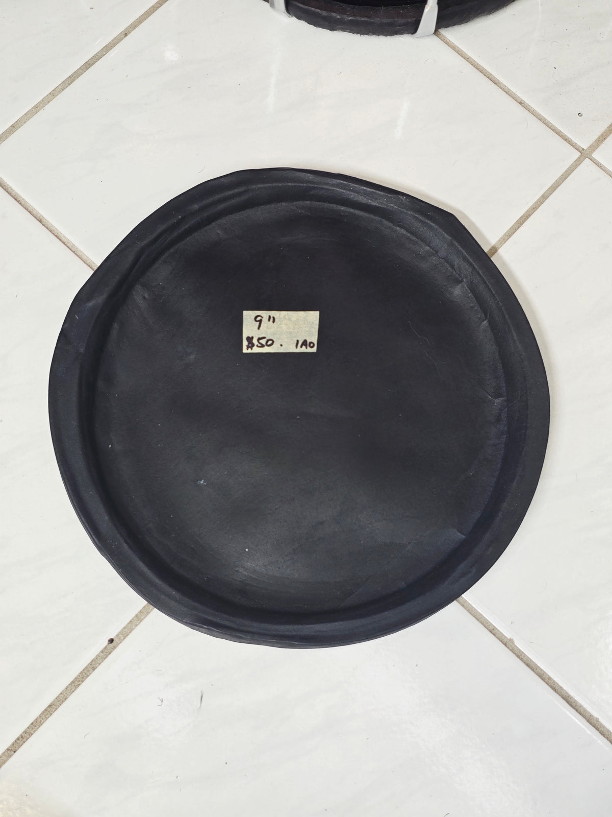 9.0" Concert Quality Black Dholak Bass Skin