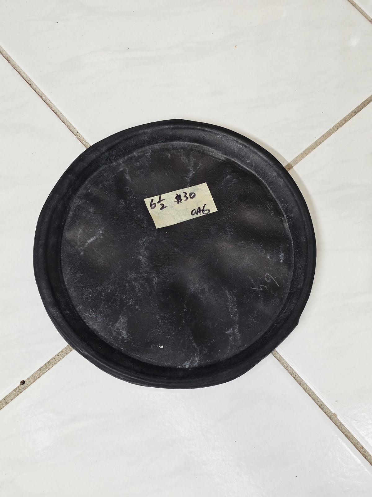 6⅜" Intermediate Quality Black Dholak Treble Skin