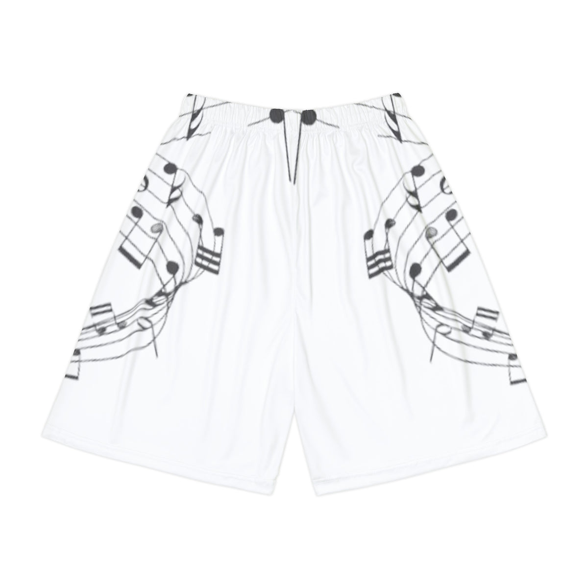 Rhythmic Groove Music Note Sport Shorts - Sangeet Store