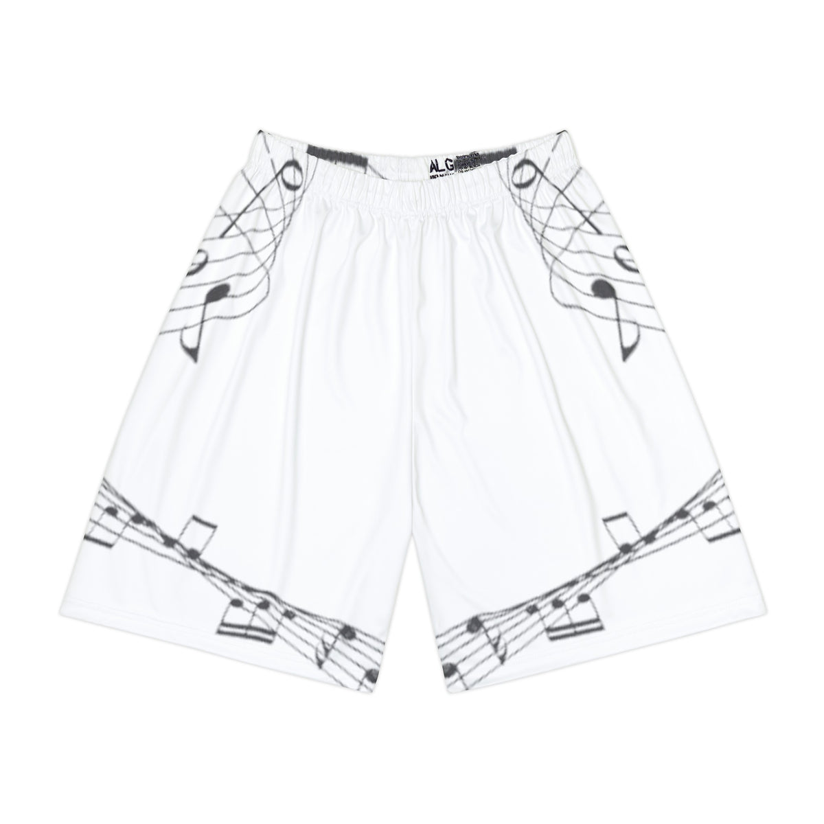Rhythmic Groove Music Note Sport Shorts - Sangeet Store