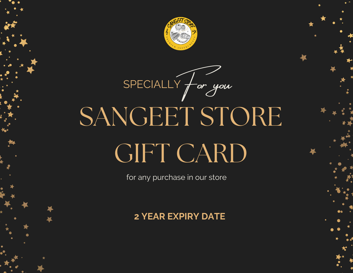 Sangeet Store Gift Card - Your Gateway to Musical Treasures