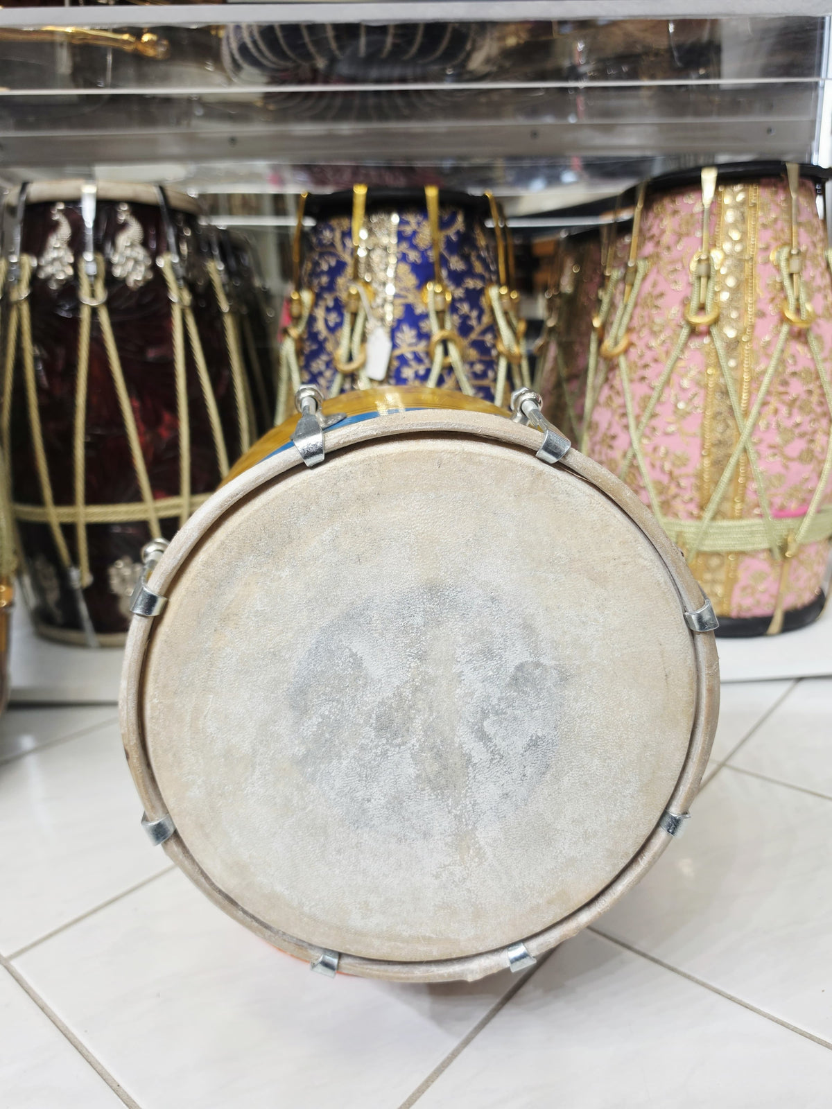 Golden Monsoon Student Dholak – Very Minor Cosmetic Blemishes