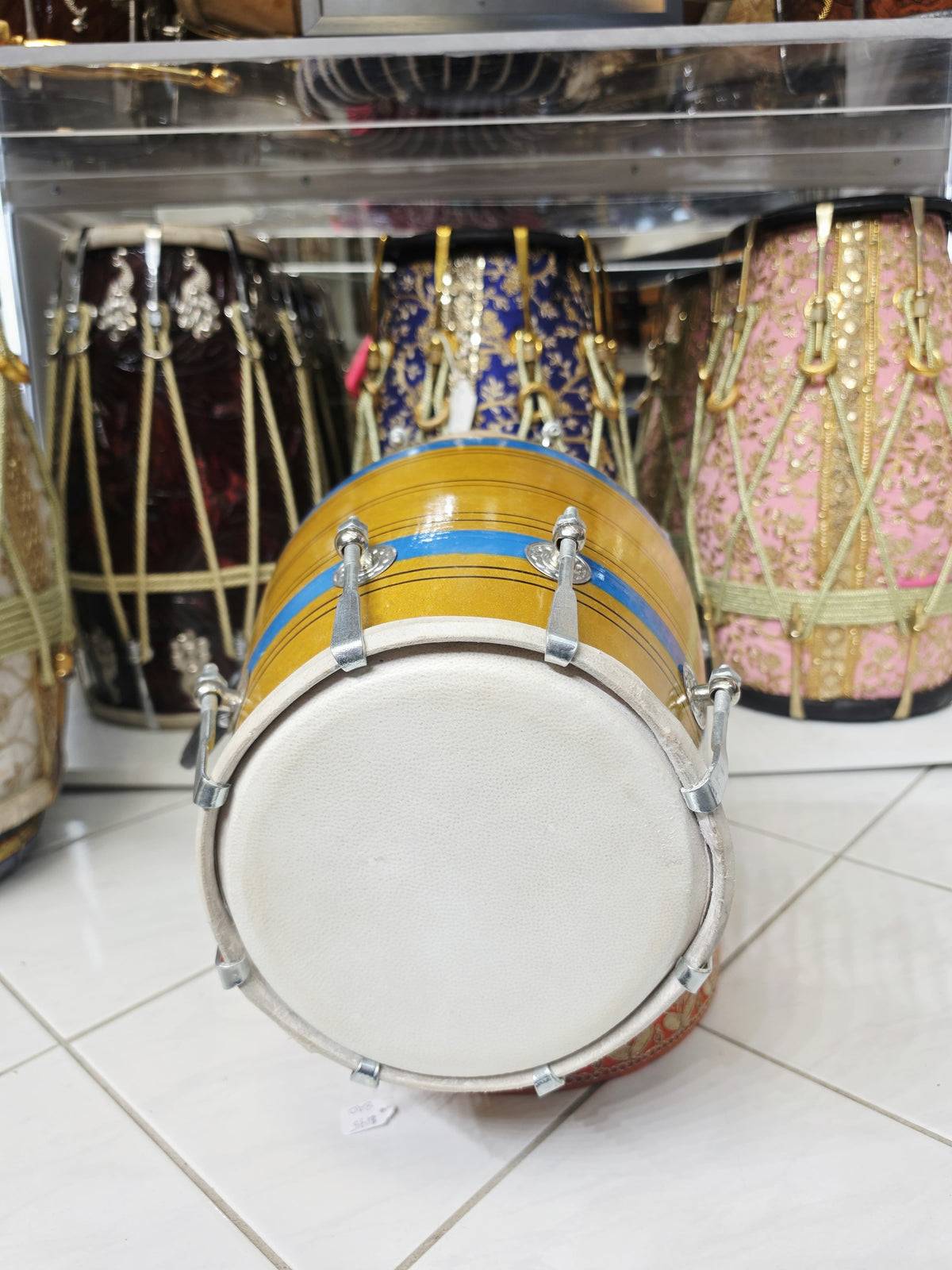Golden Monsoon Student Dholak – Very Minor Cosmetic Blemishes