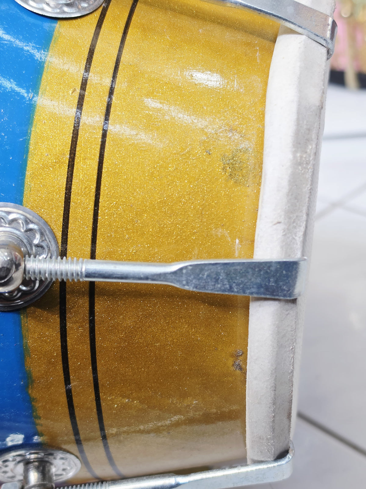 Golden Monsoon Student Dholak – Very Minor Cosmetic Blemishes