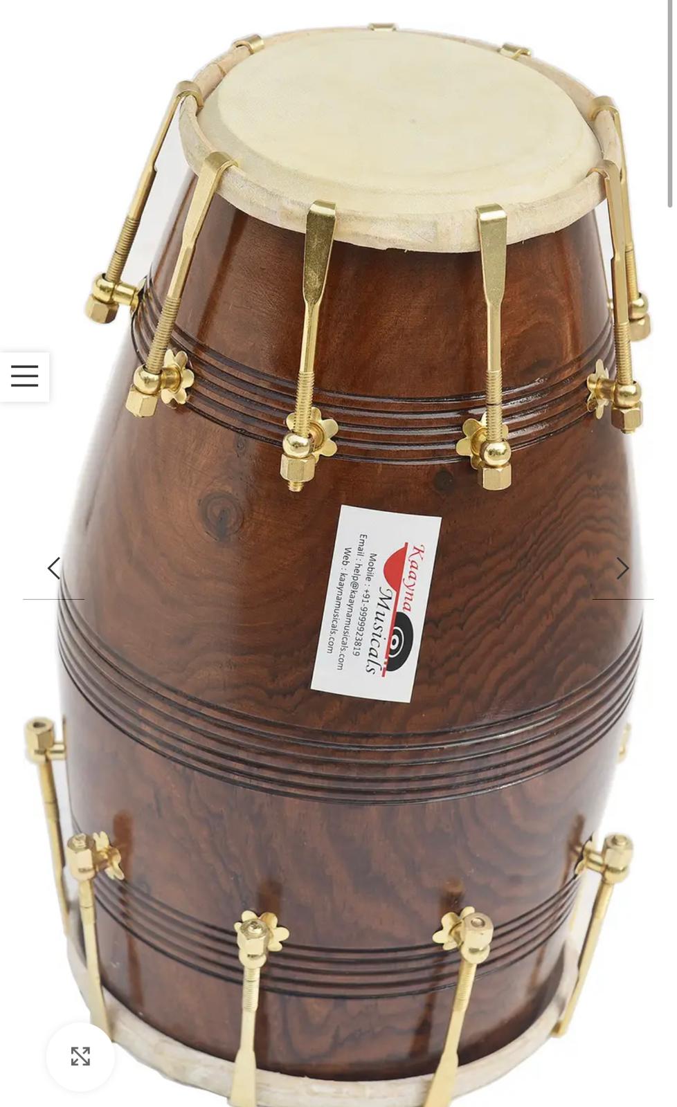 Custom Dholak for Aditya: 10% Deposit link