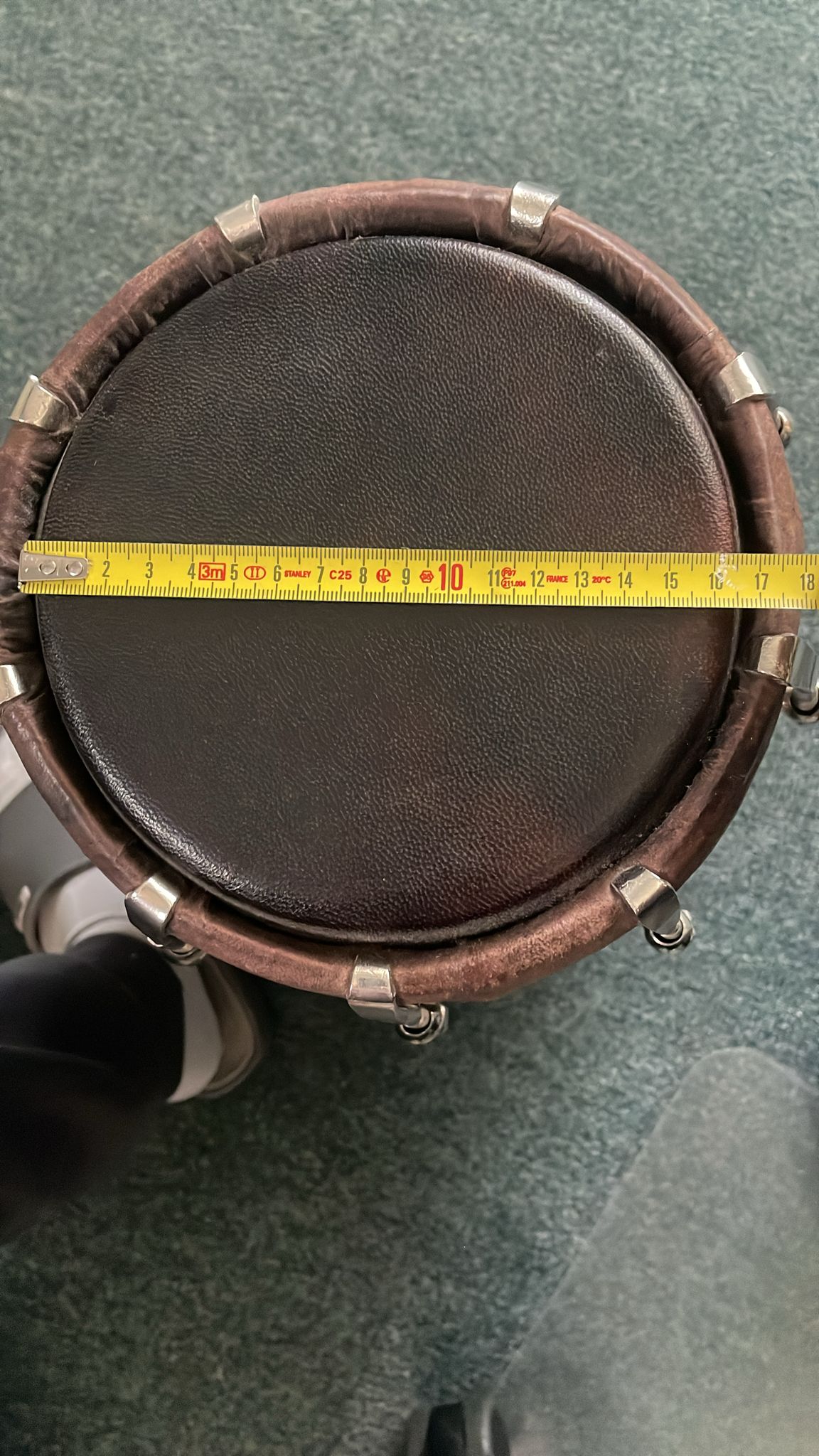 Custom Package Balance Link for Ashwien: Mayurdhwani Noir™ by Chetram Gill – Red Sheesham Dholak, 18 lbs with Black Skins, Golden Peacock Accent & Chrome Bolts + 2 Sets of Golden Bolts + 2 Replacement Skins + 3 Chetram Gill Skins