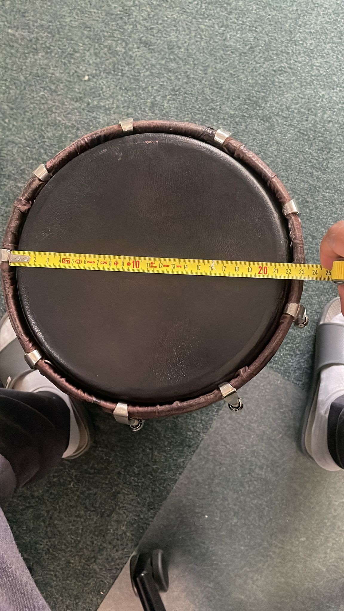 Custom Package Balance Link for Ashwien: Mayurdhwani Noir™ by Chetram Gill – Red Sheesham Dholak, 18 lbs with Black Skins, Golden Peacock Accent & Chrome Bolts + 2 Sets of Golden Bolts + 2 Replacement Skins + 3 Chetram Gill Skins