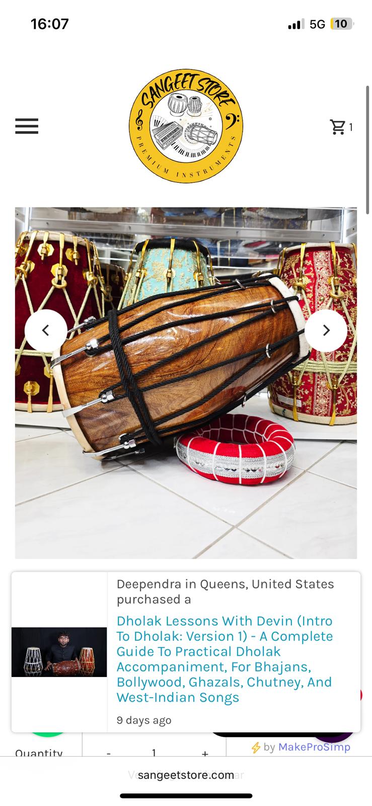 Custom Balance Payment Link for Raja