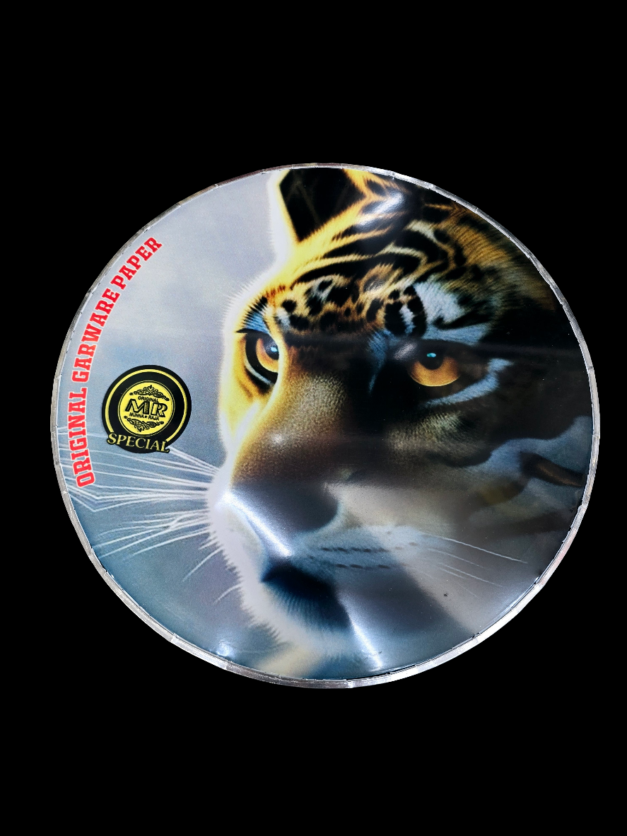 Shadow Stare 13" Dhol Treble Skin – Close-Up Panther Face