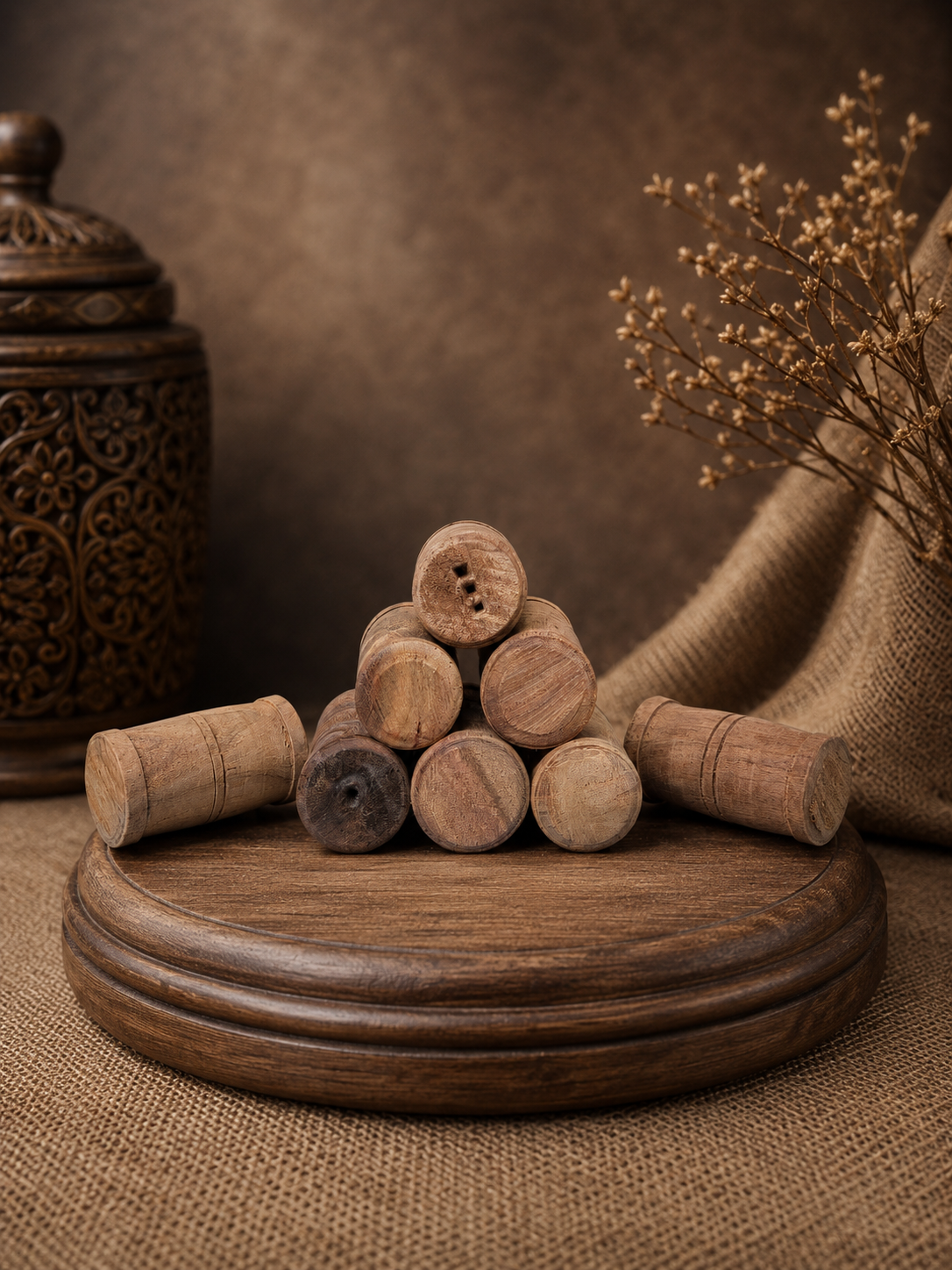 Pure Wood Dayan Ghattas (8-Piece)