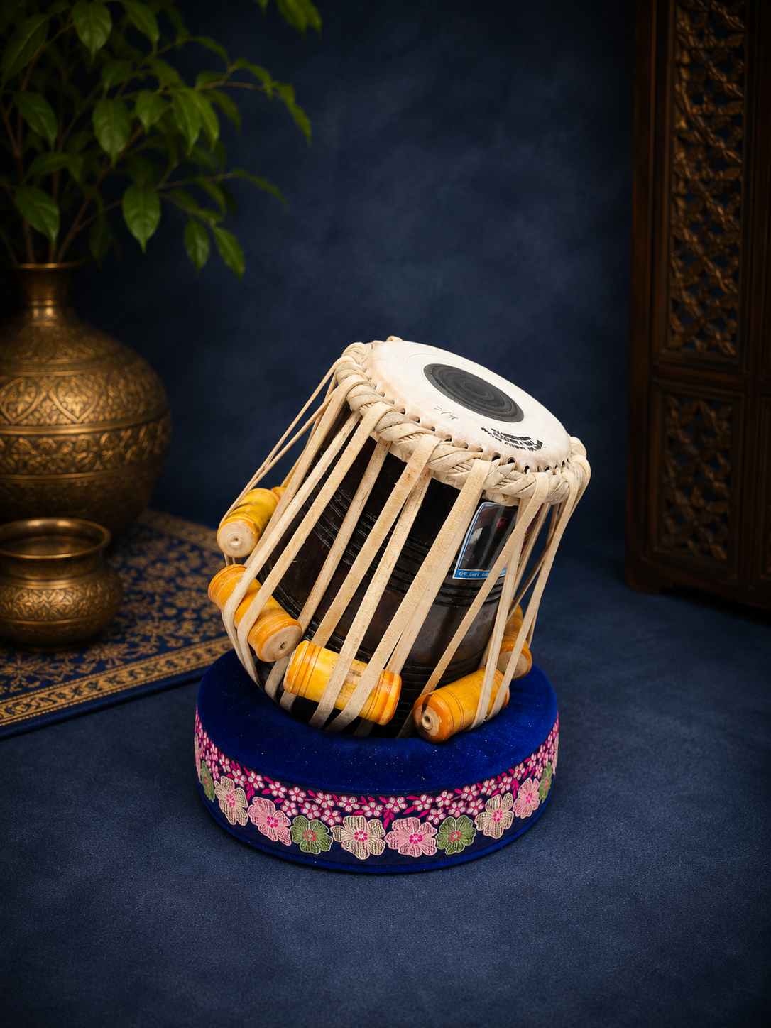 Midnight Raag Dayan – 5⅞" B/C Red Sheesham Dayan – Very Minor Cosmetic Blemishes & Barely Noticeable Hissing