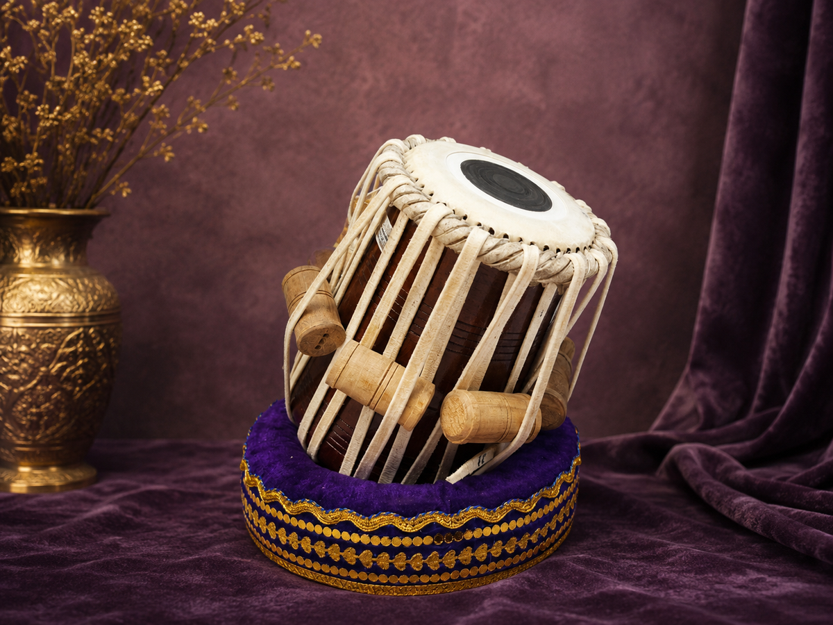 SvaraKriti Elite | 5⅛" F# Iqbal Pro Red Sheesham Tabla Dayan