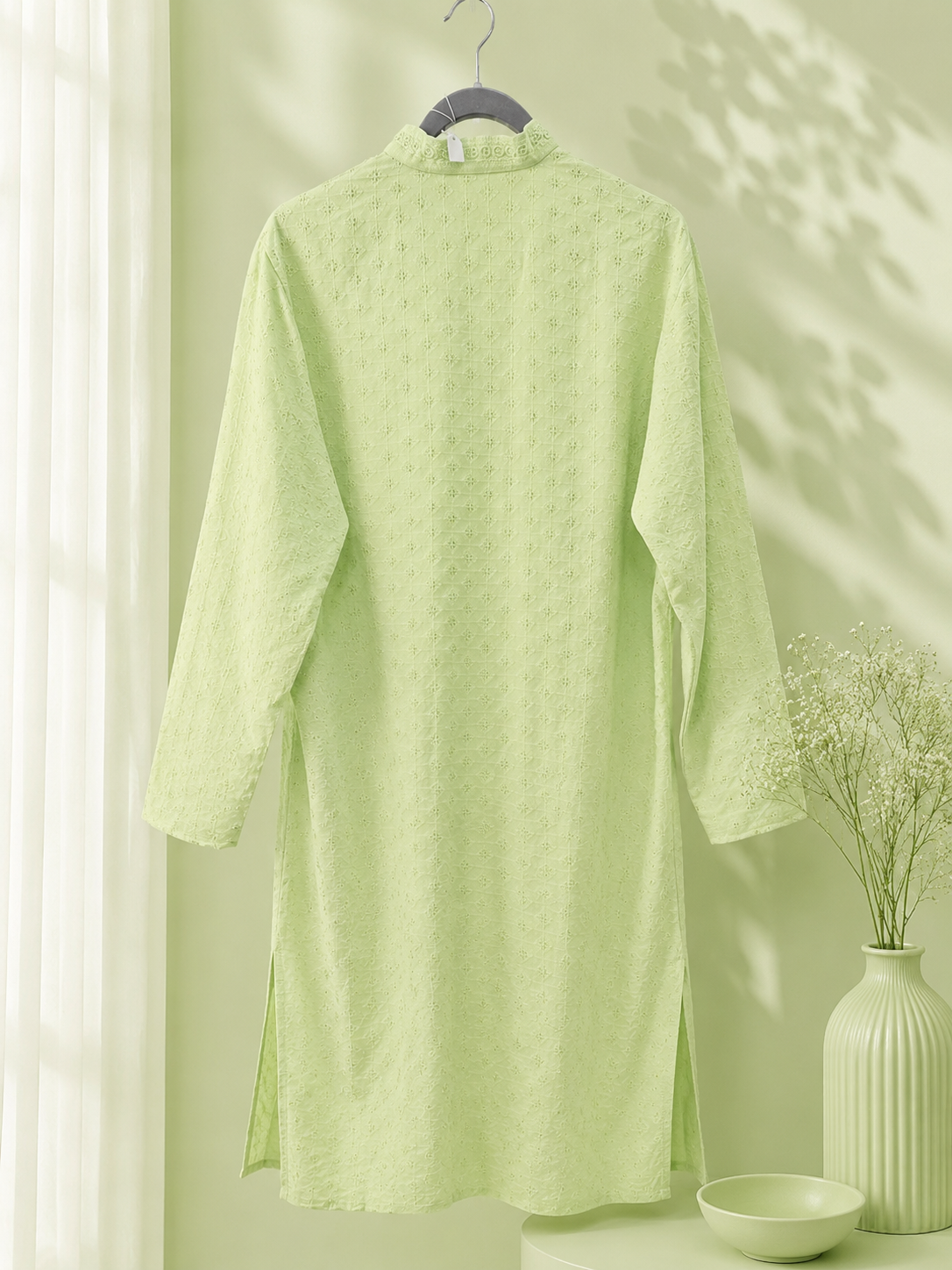 Light Green Men's Kurta Top *Contact For Price*