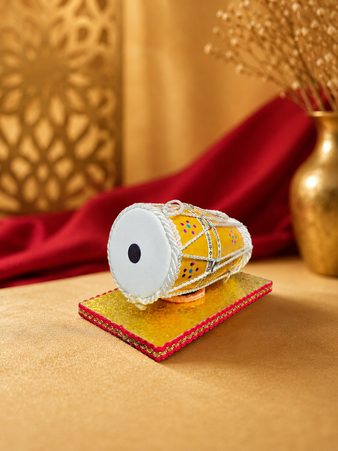 Kanak Naad | Handcrafted Miniature Decorative Dholak