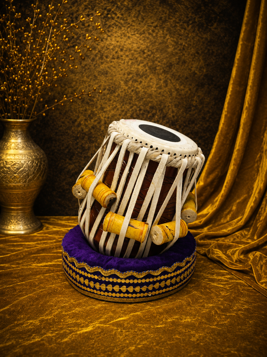 NaadVriksha Elite | 5.75" C# Iqbal Pro Mahogany Tabla Dayan *Minor Cosmetic External crack + Slight Vibrating Sound