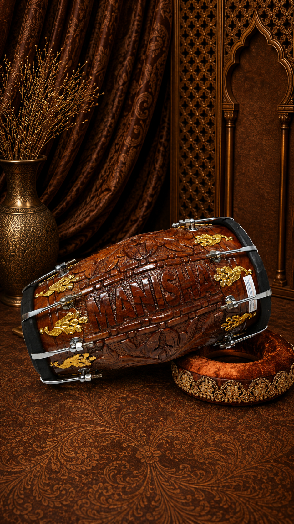 Rajkumari Legacy Custom Chetram Dholak – Crafted for Manisha