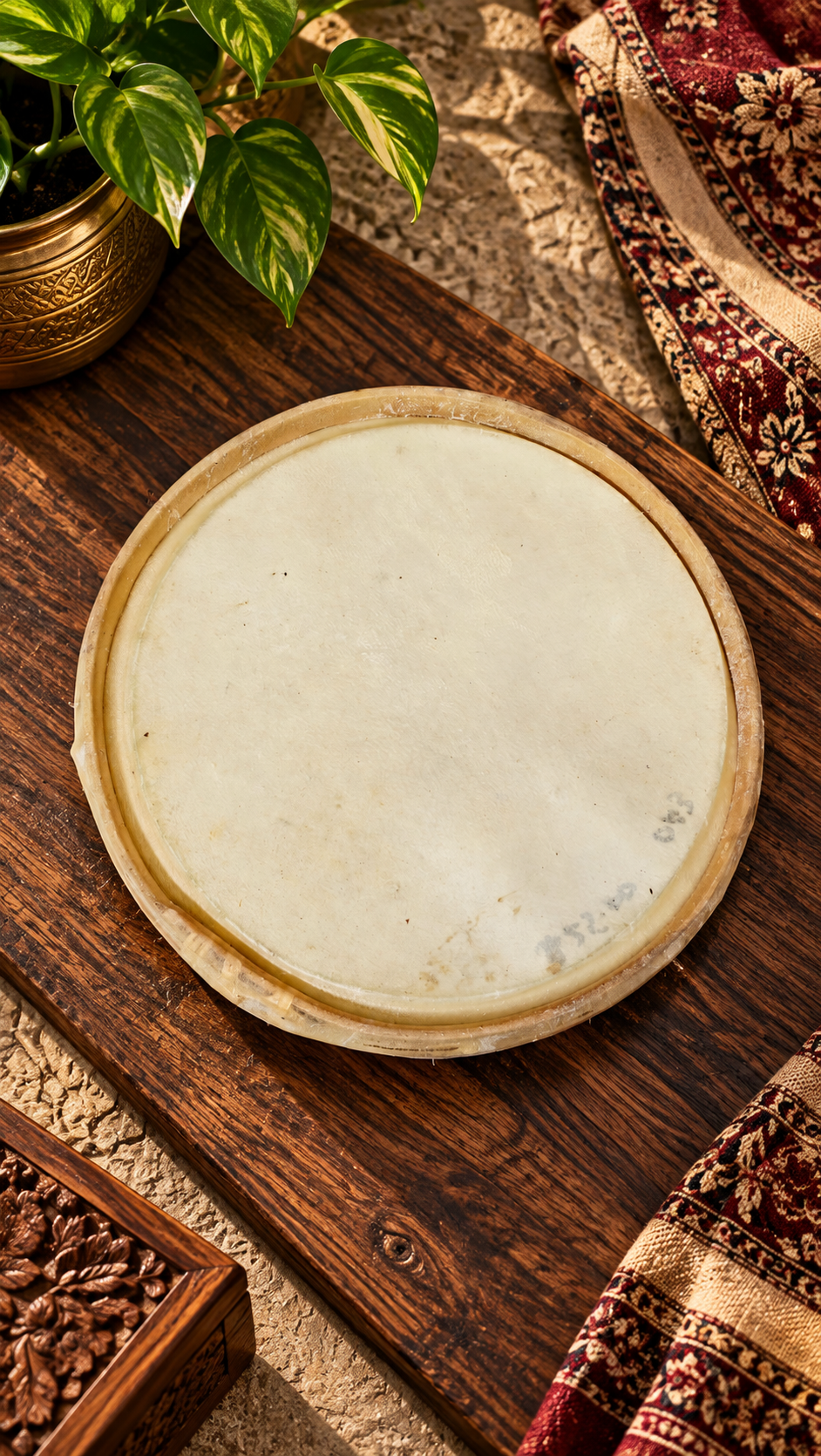 6.5" Standard Dholak Treble Skin * Very Minor Cosmetic Blemishes (1)