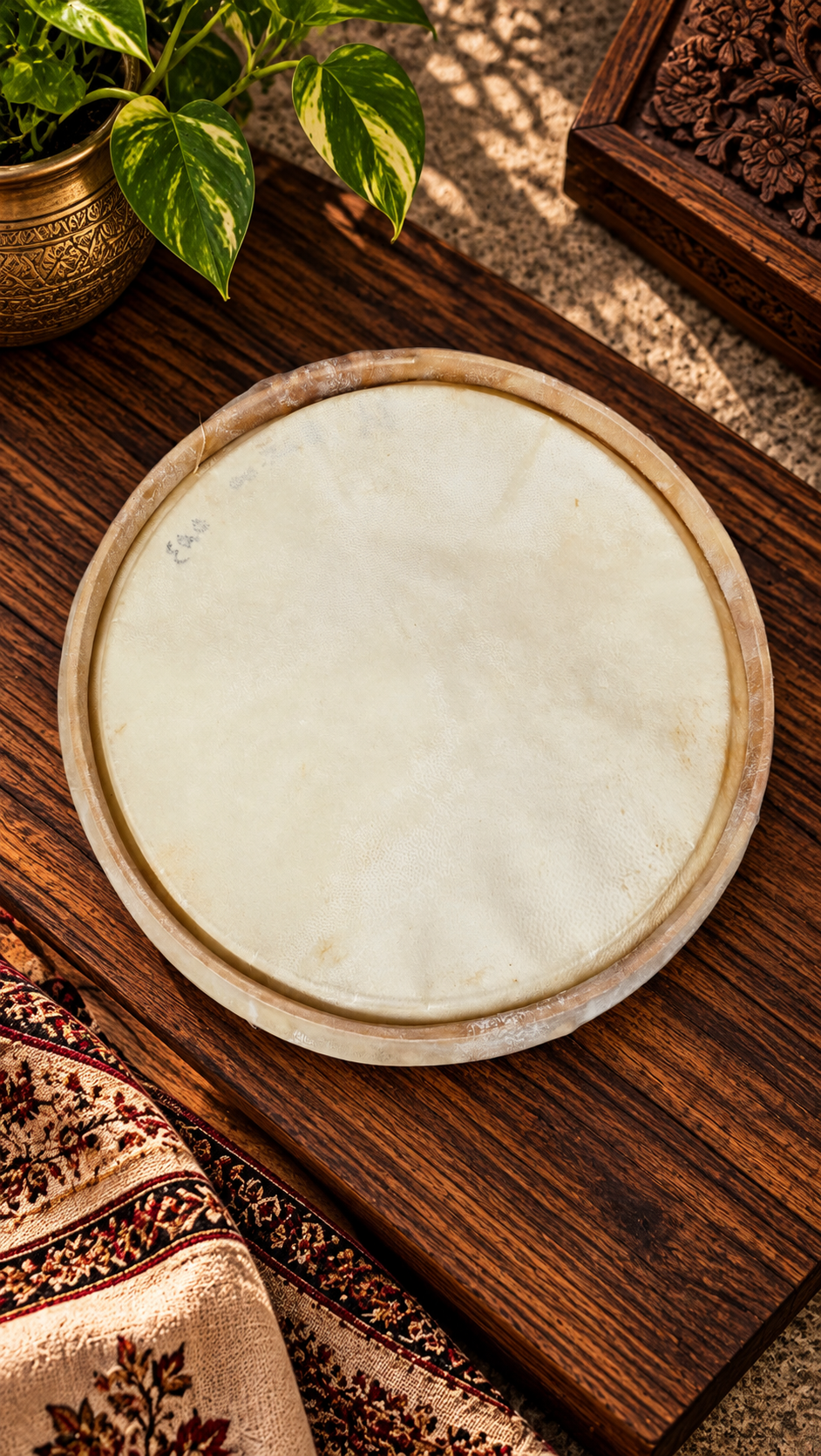 6.5" Standard Dholak Treble Skin (2)