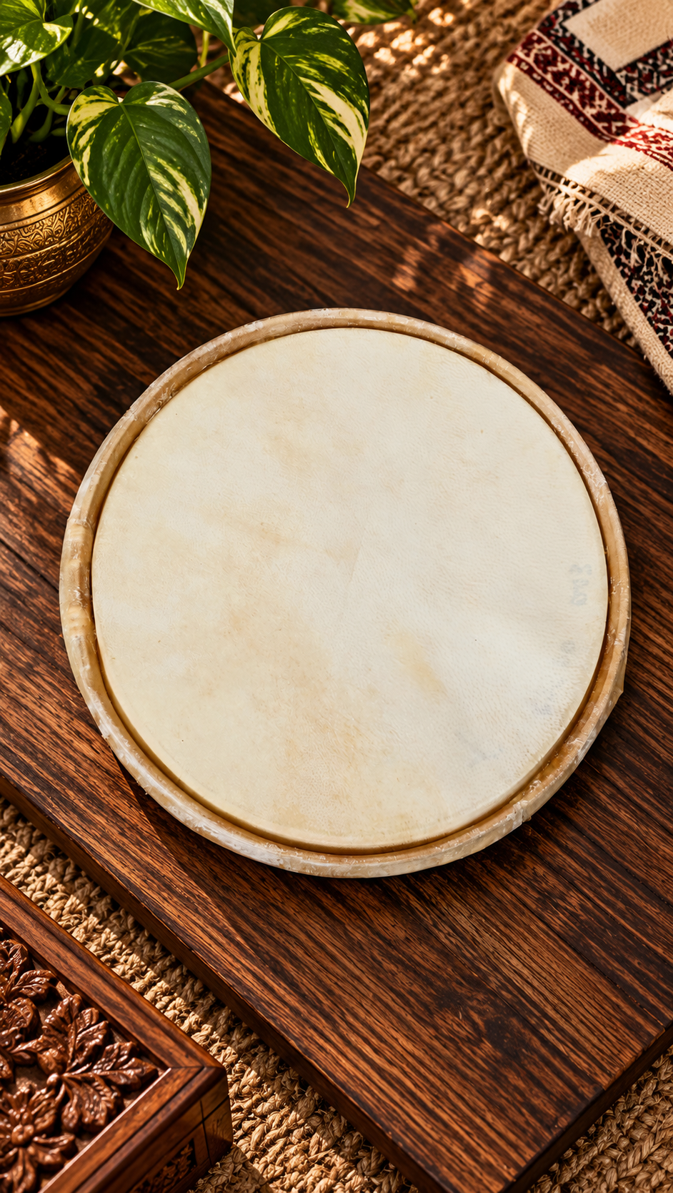 7" Standard Dholak Treble Skin