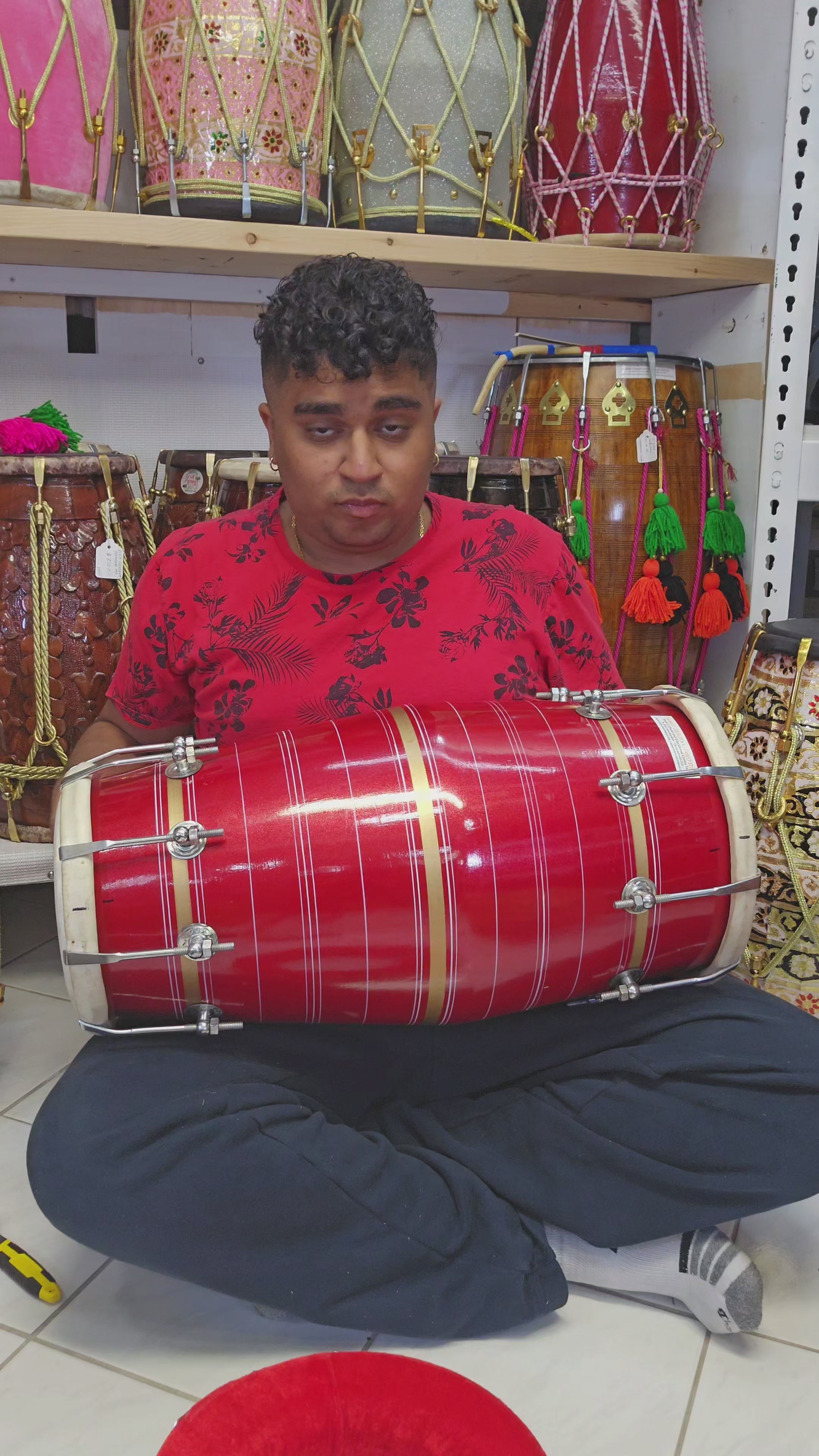 Dynamic Beats: 22" Revived Professional Dholak