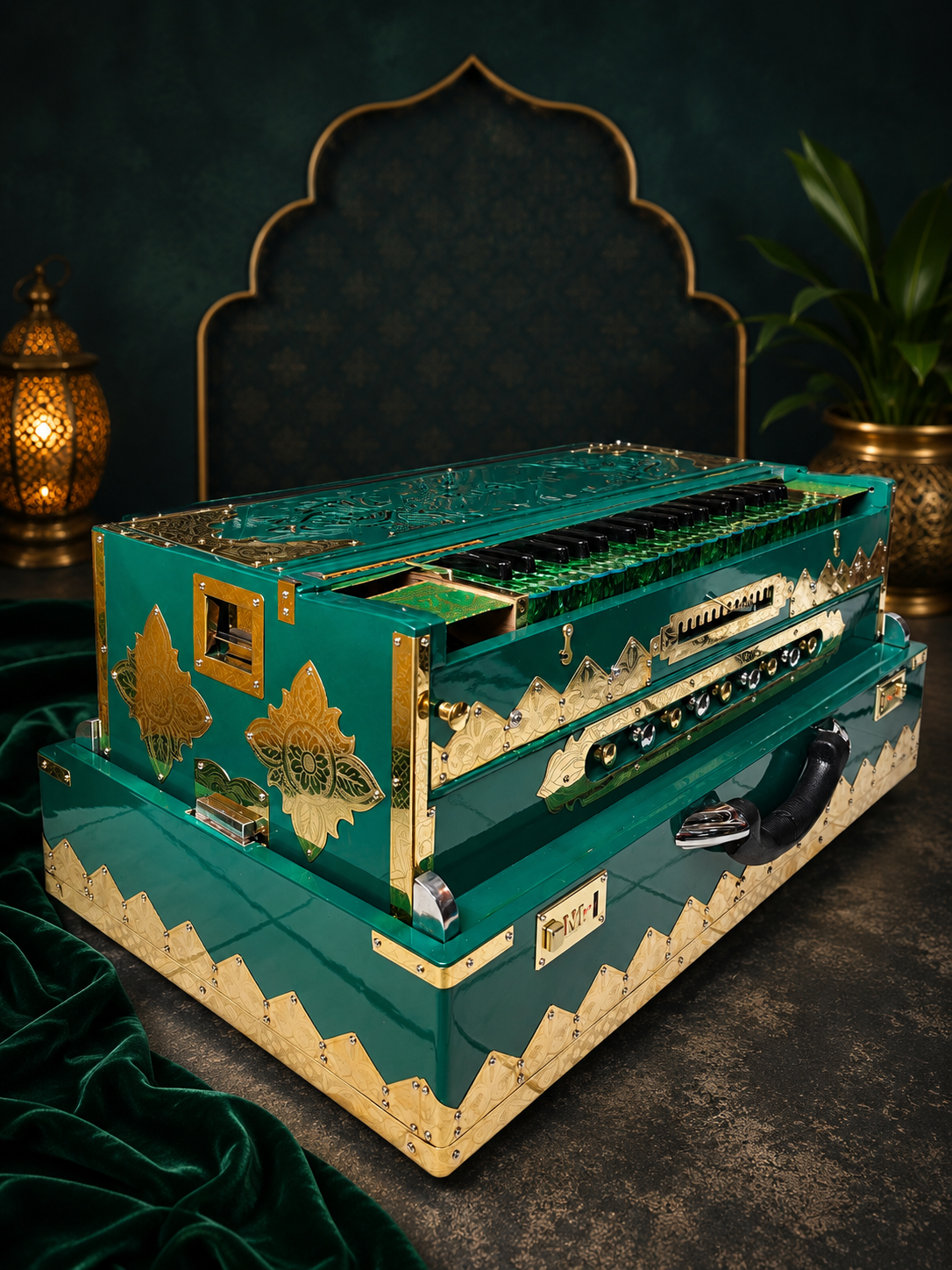 Emerald Royale 3 Reed BMF 13-Changer Custom Harmonium