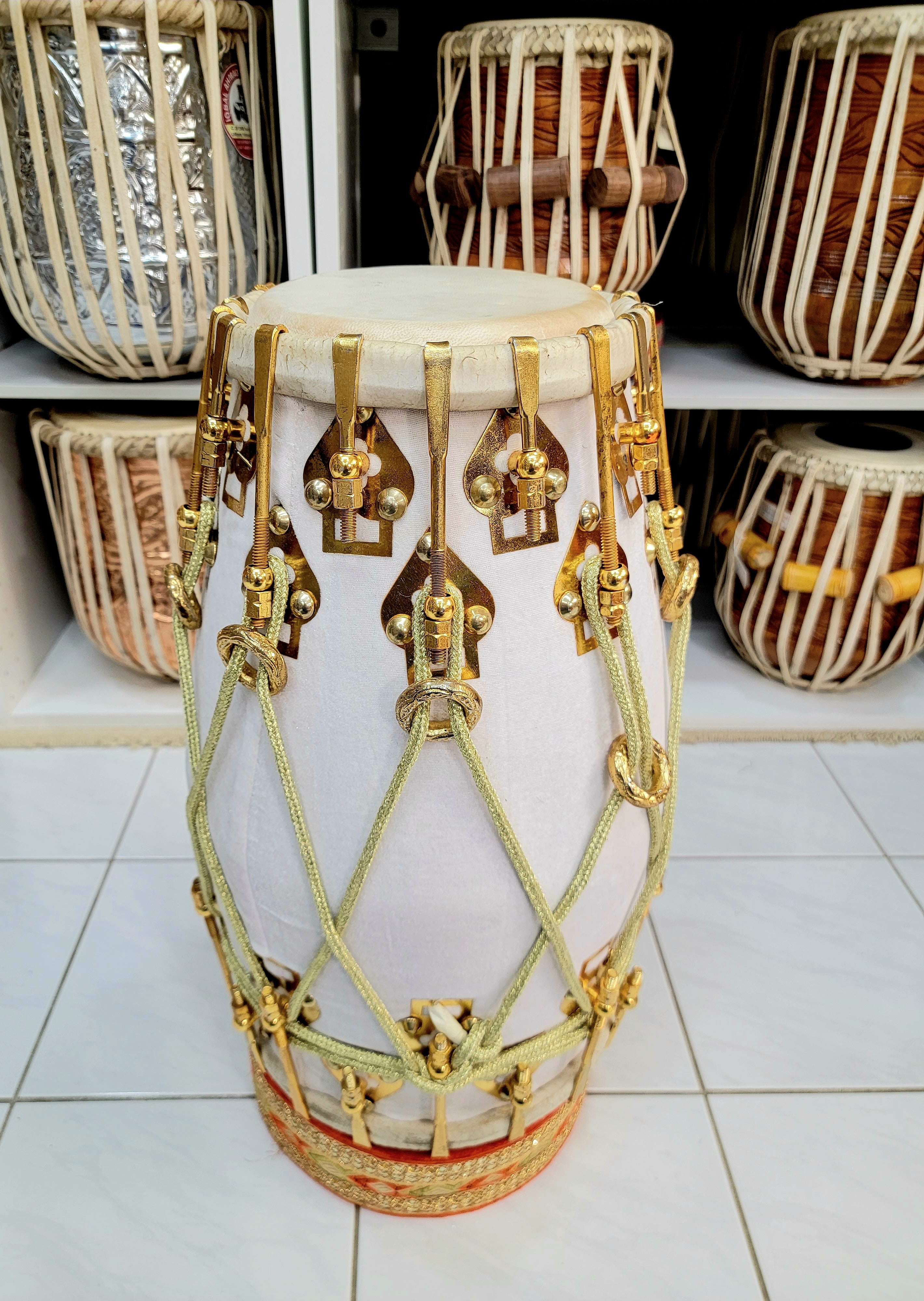 Pearl White & Gold Luxury 36-Bolted - Sangeet Store