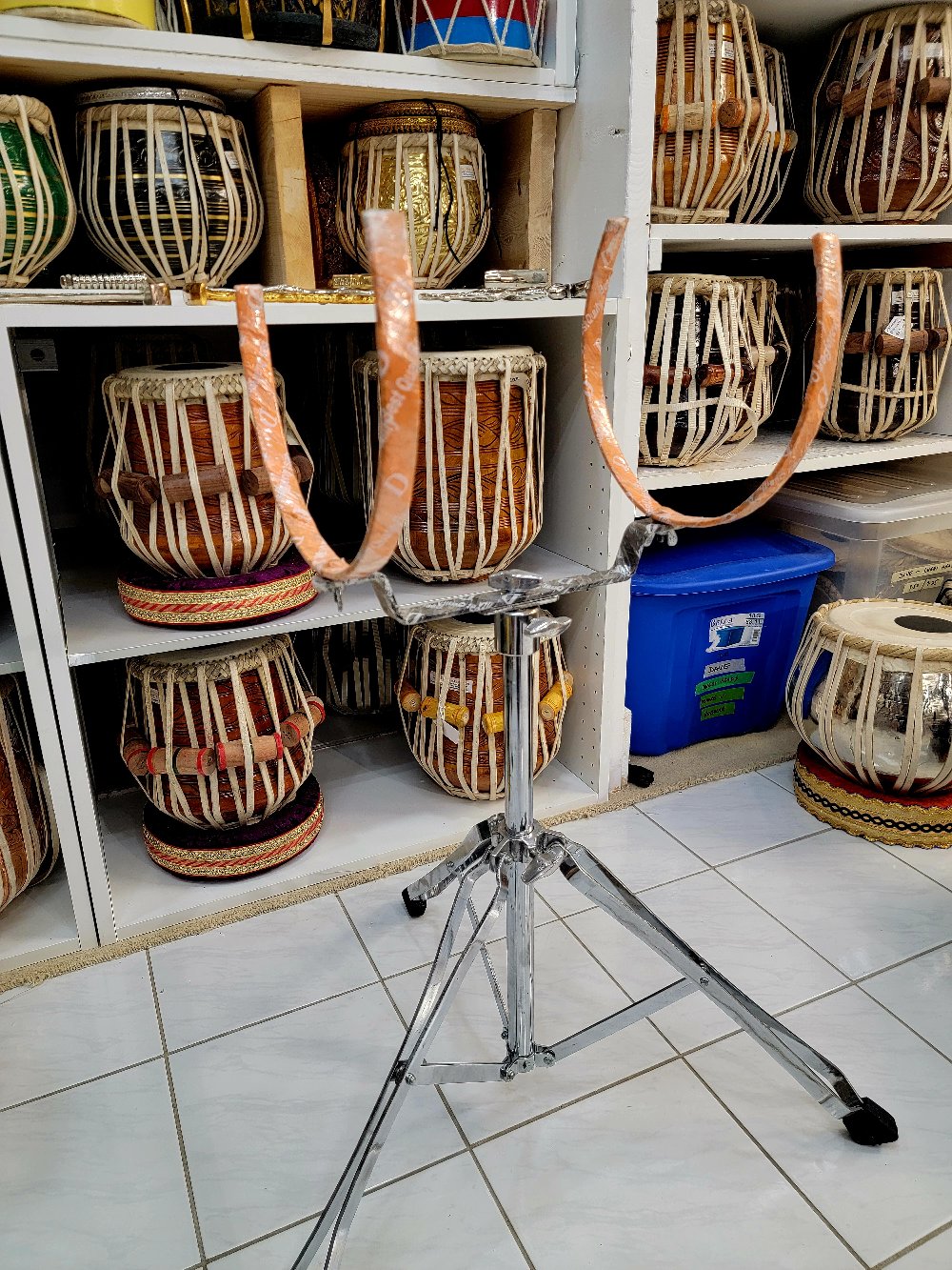 Large Dholak Stand - Sangeet Store