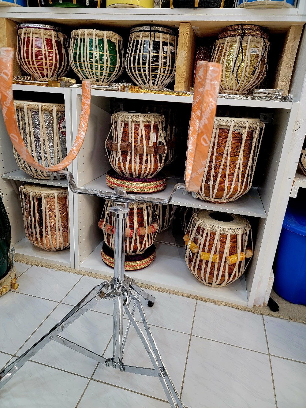 Large Dholak Stand - Sangeet Store
