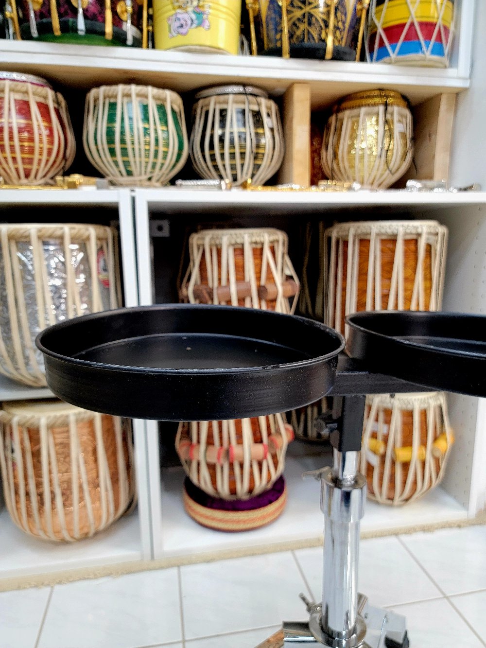 Professional Double Tabla Stand - Sangeet Store