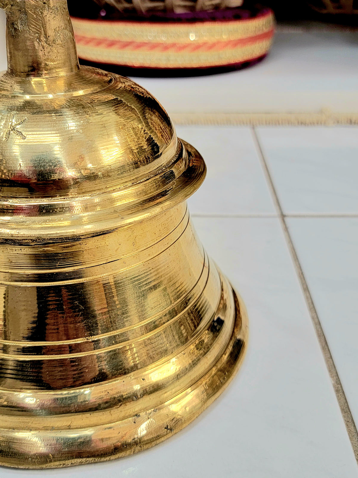 Heavyweight Golden Single Temple Bell - Sangeet Store