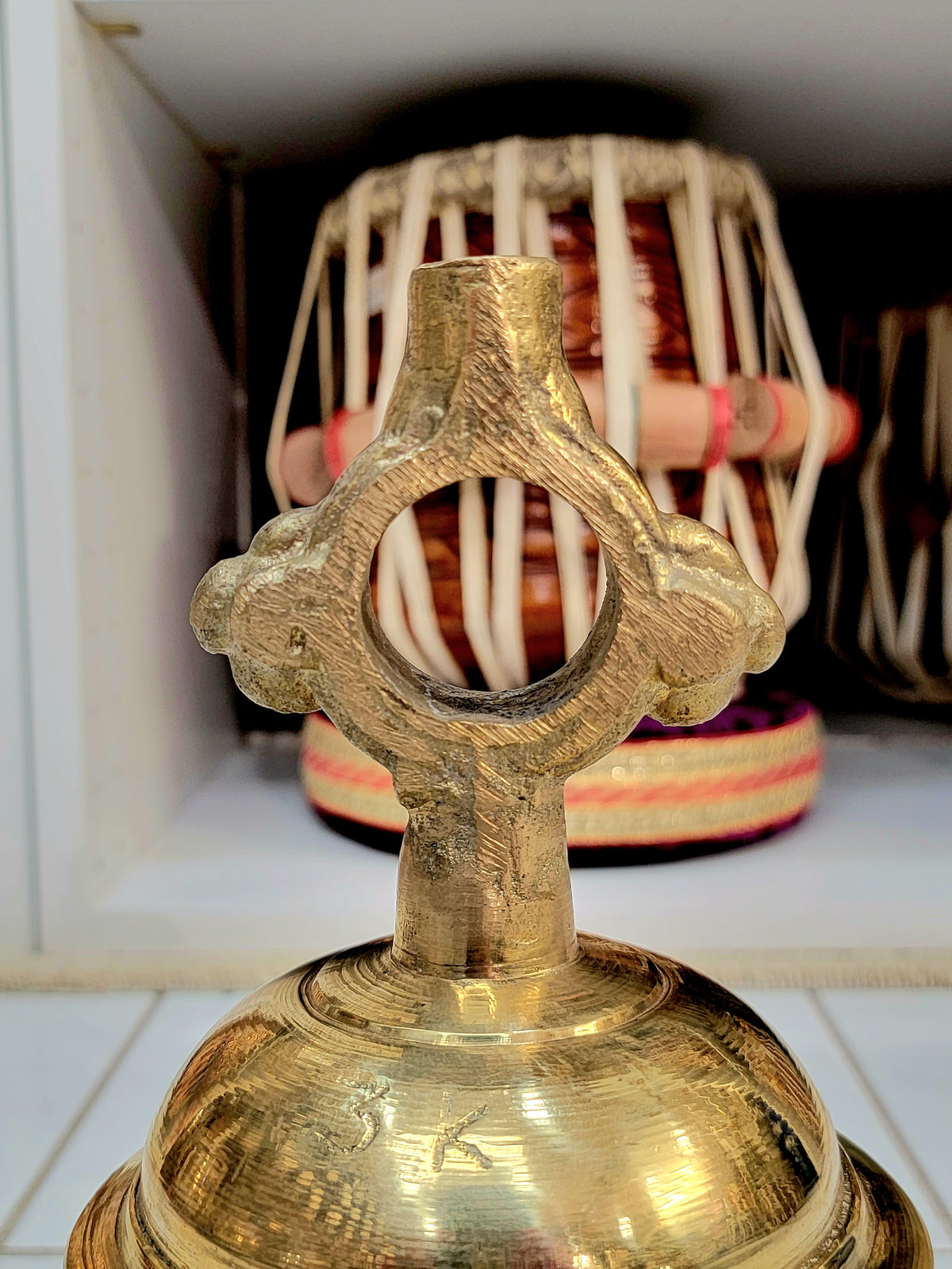 Heavyweight Golden Single Temple Bell - Sangeet Store