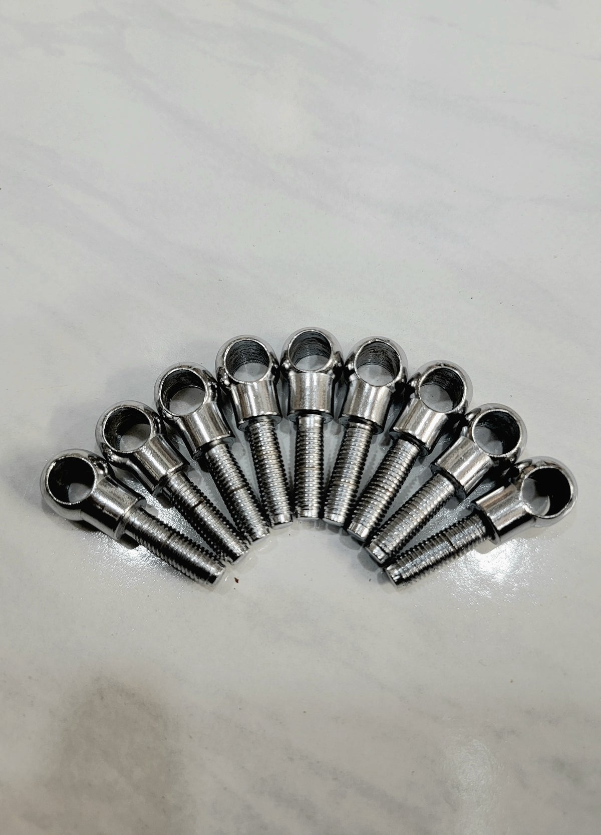 Chrome Dholak Bolts (9-Piece Set) - Sangeet Store