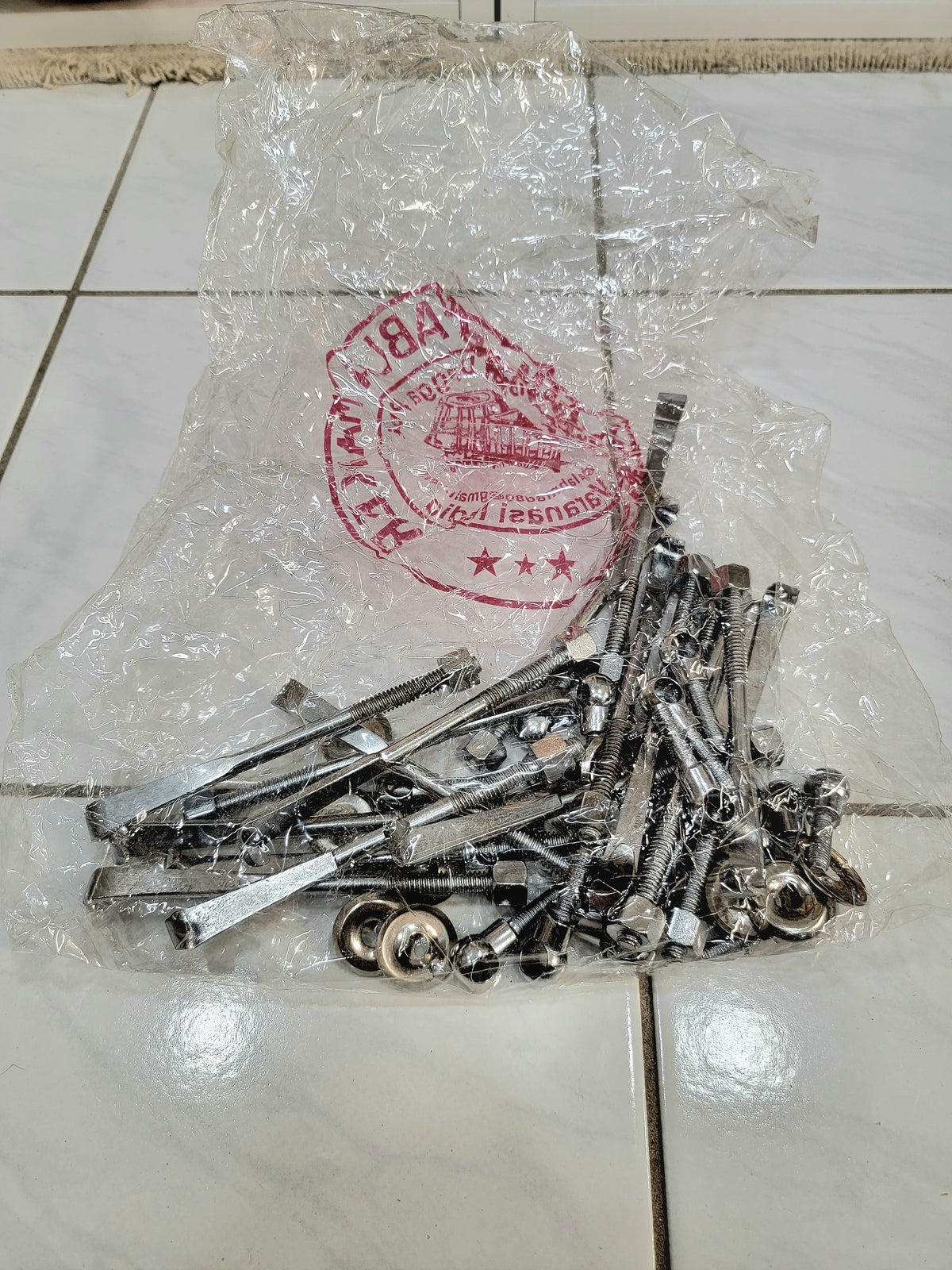 Chrome Dholak Bolts (9-Piece Set) - Sangeet Store