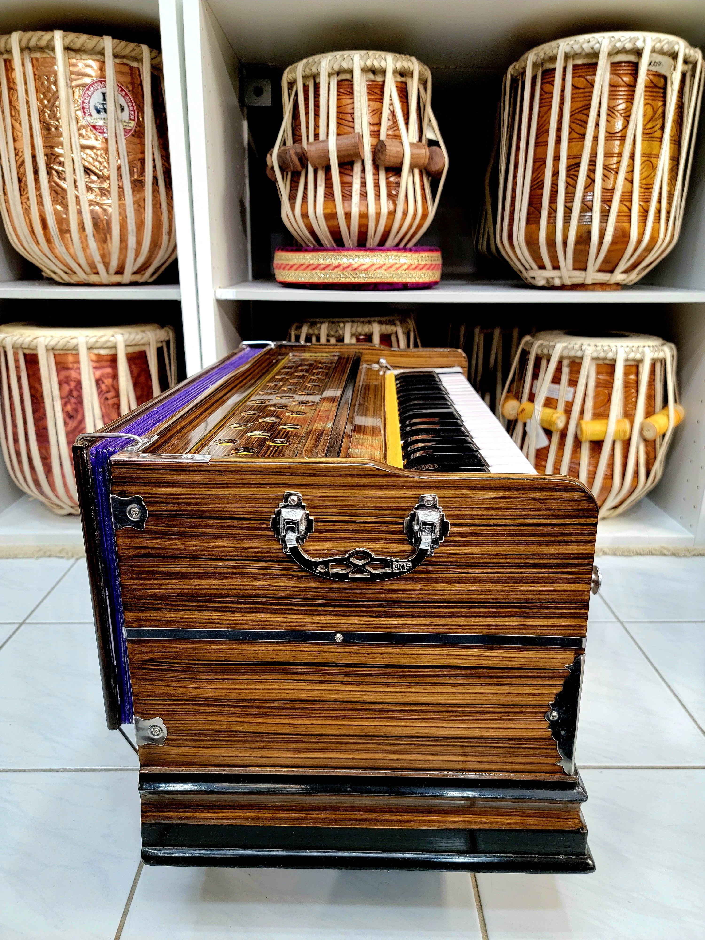 Professional Punjab Brown (42 Keys + Coupler) Harmonium - Sangeet Store