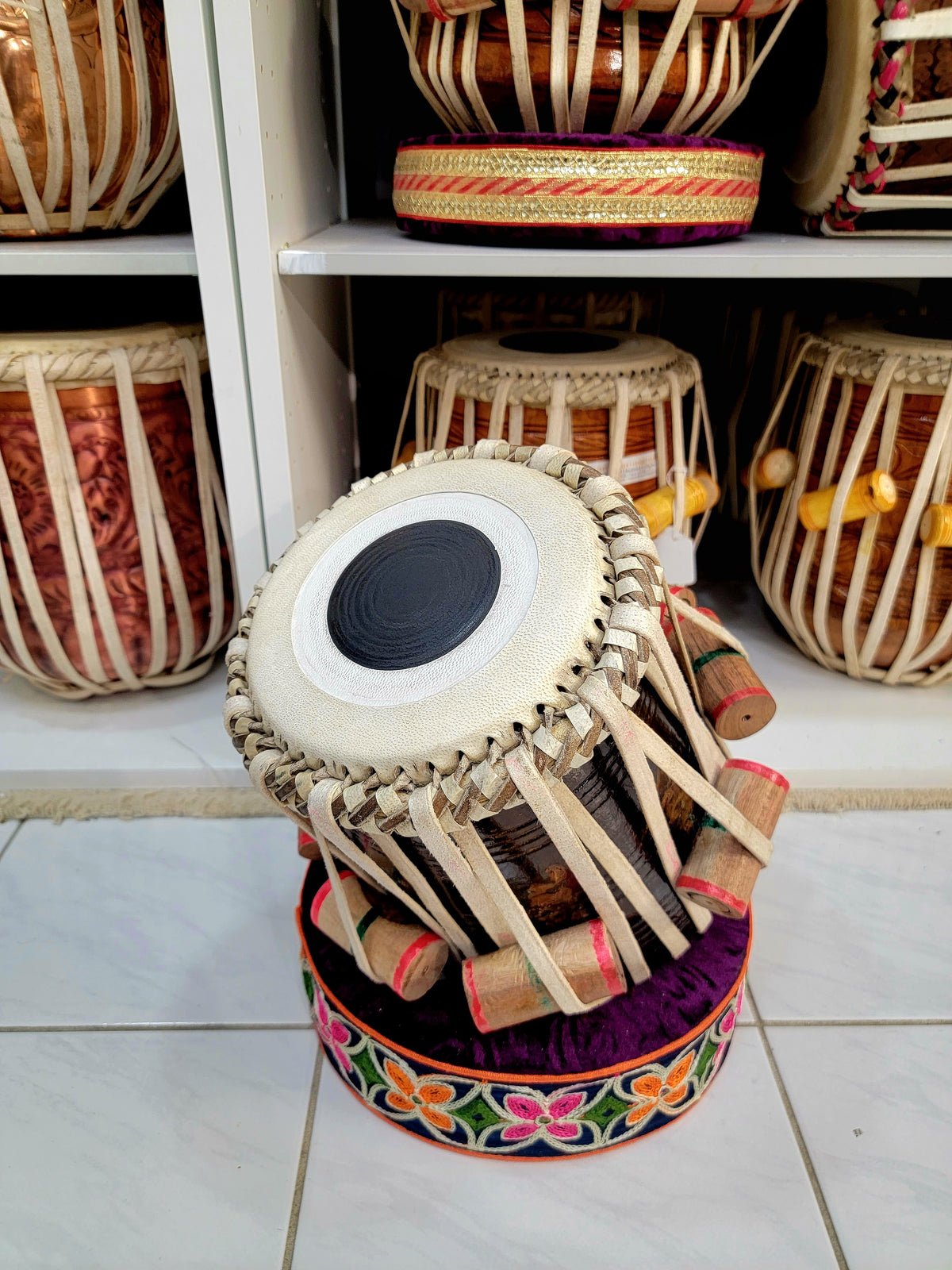 Mukta Das Heavyweight Red Sheesham Classical Tabla Dayan (6.0" - A#/B/C) - Sangeet Store