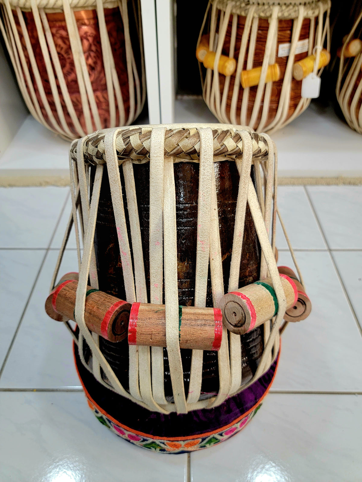 Mukta Das Heavyweight Red Sheesham Classical Tabla Dayan (6.0" - A#/B/C) - Sangeet Store